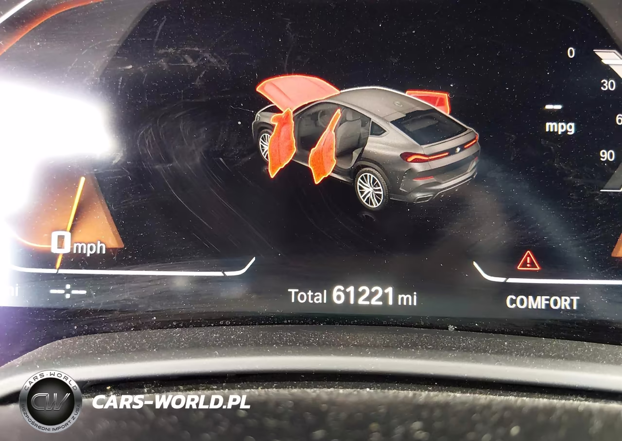 2021 BMW X6 M50I VIN:5UXCY8C05M9H30991 - 7