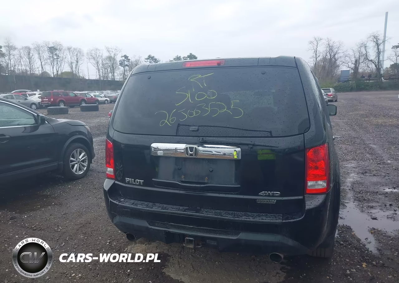 2012 Honda Pilot Exln VIN:5FNYF4H79CB017752 - 15