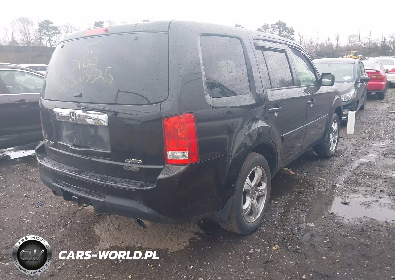 2012 Honda Pilot Exln VIN:5FNYF4H79CB017752 - 4