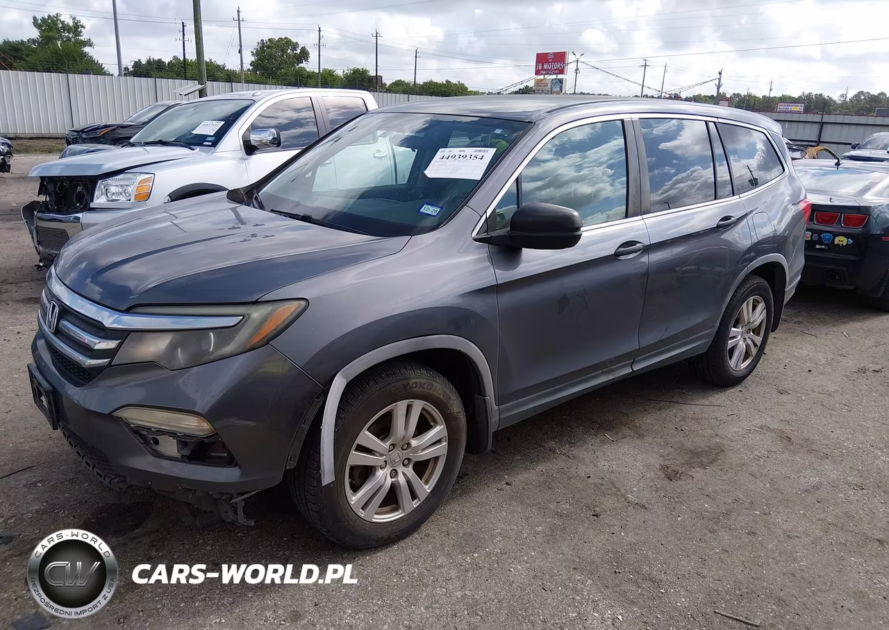 2017 Honda Pilot Lx VIN:5FNYF5H13HB002088 - 2