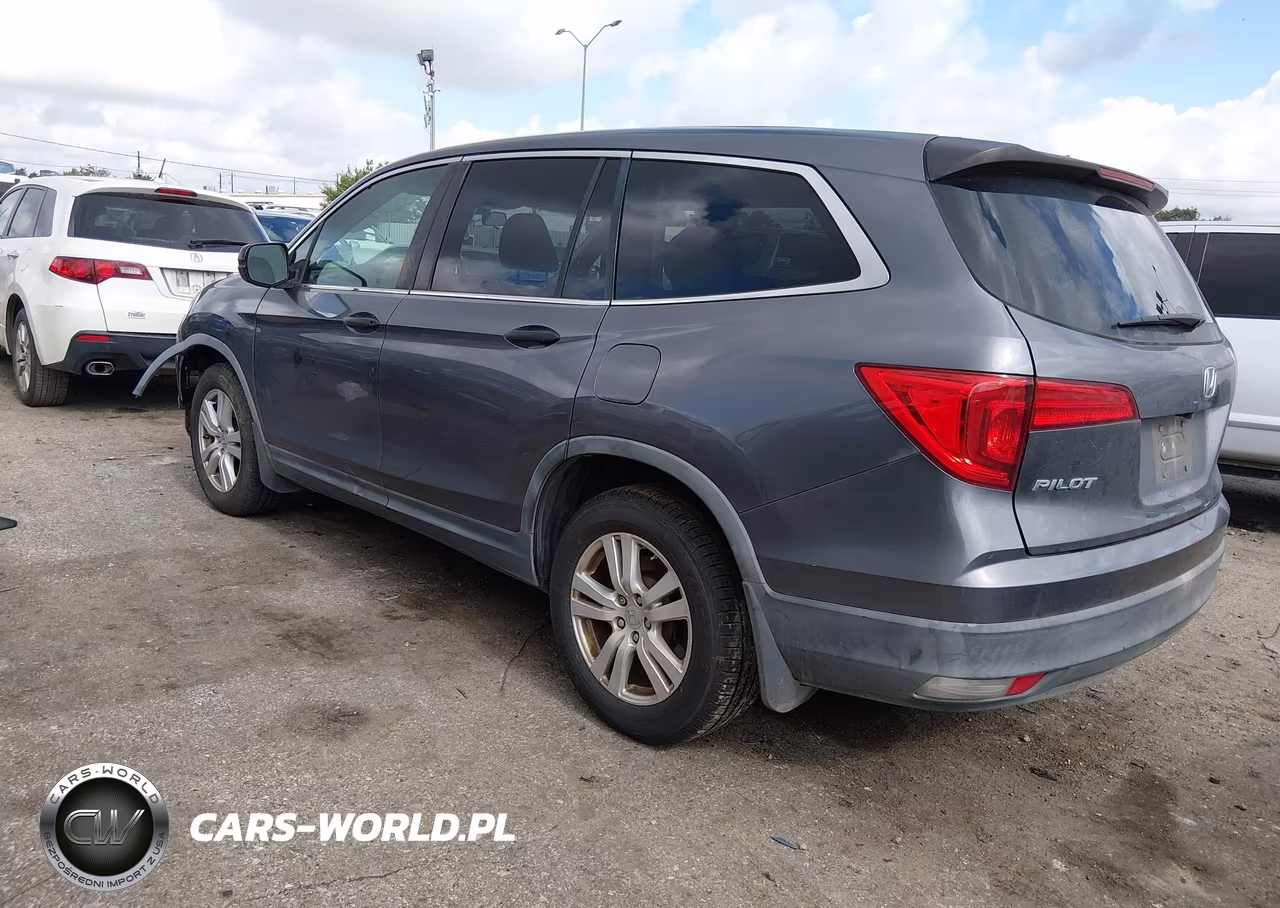 2017 Honda Pilot Lx VIN:5FNYF5H13HB002088 - 3