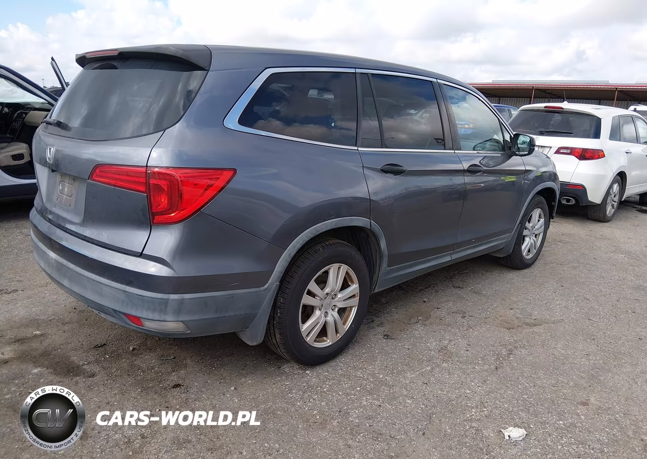 2017 Honda Pilot Lx VIN:5FNYF5H13HB002088 - 4