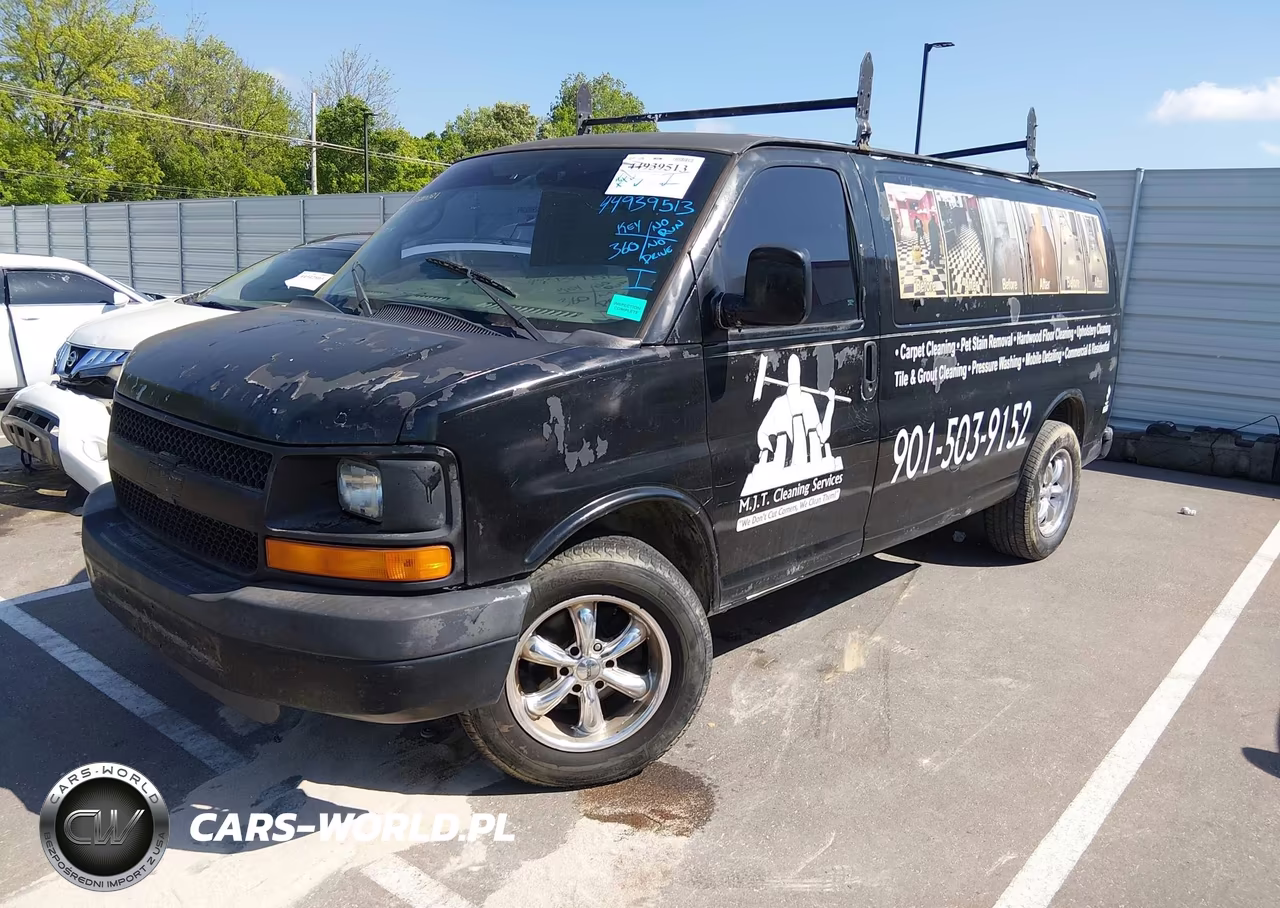 2010 Chevrolet Express 1500 Work Van VIN:1GCUGADX2A1161097 - 2