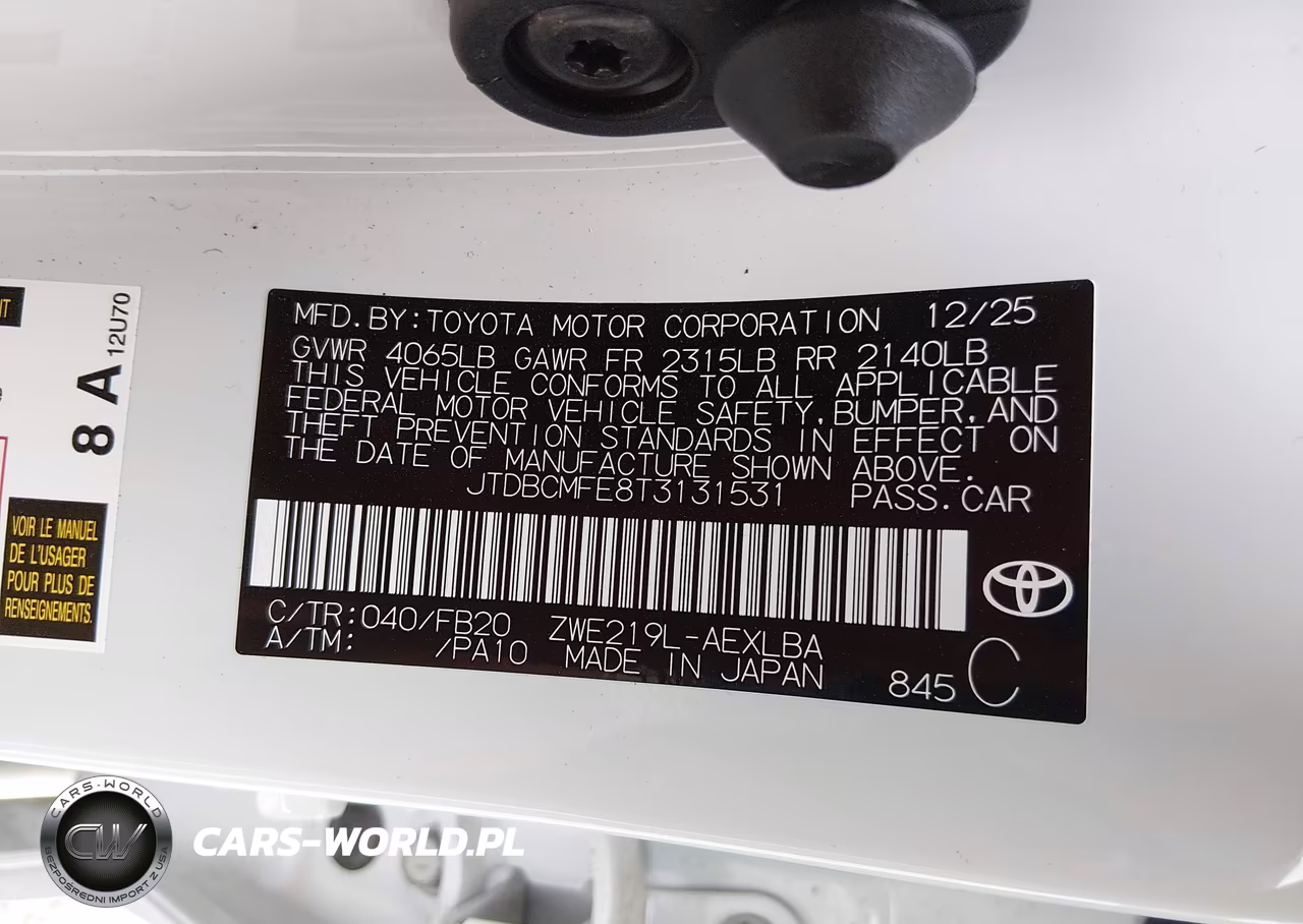 2026 Toyota Corolla Hybrid Hybrid Le VIN:JTDBCMFE8T3131531 - 9
