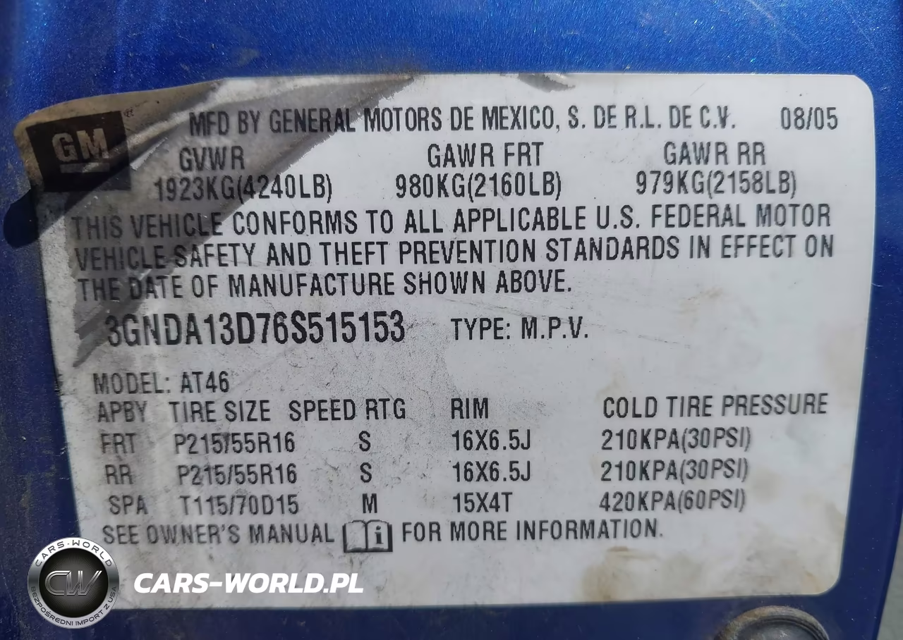 2006 Chevrolet Hhr Ls VIN:3GNDA13D76S515153 - 9