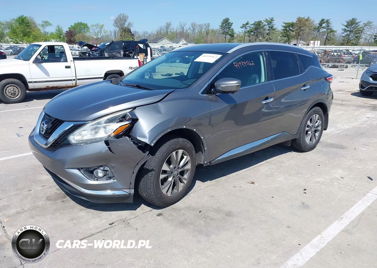 2015 Nissan Murano Sl VIN:5N1AZ2MH4FN266019 - 2