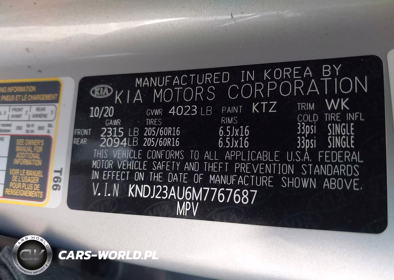 2021 Kia Soul Lx VIN:KNDJ23AU6M7767687 - 9