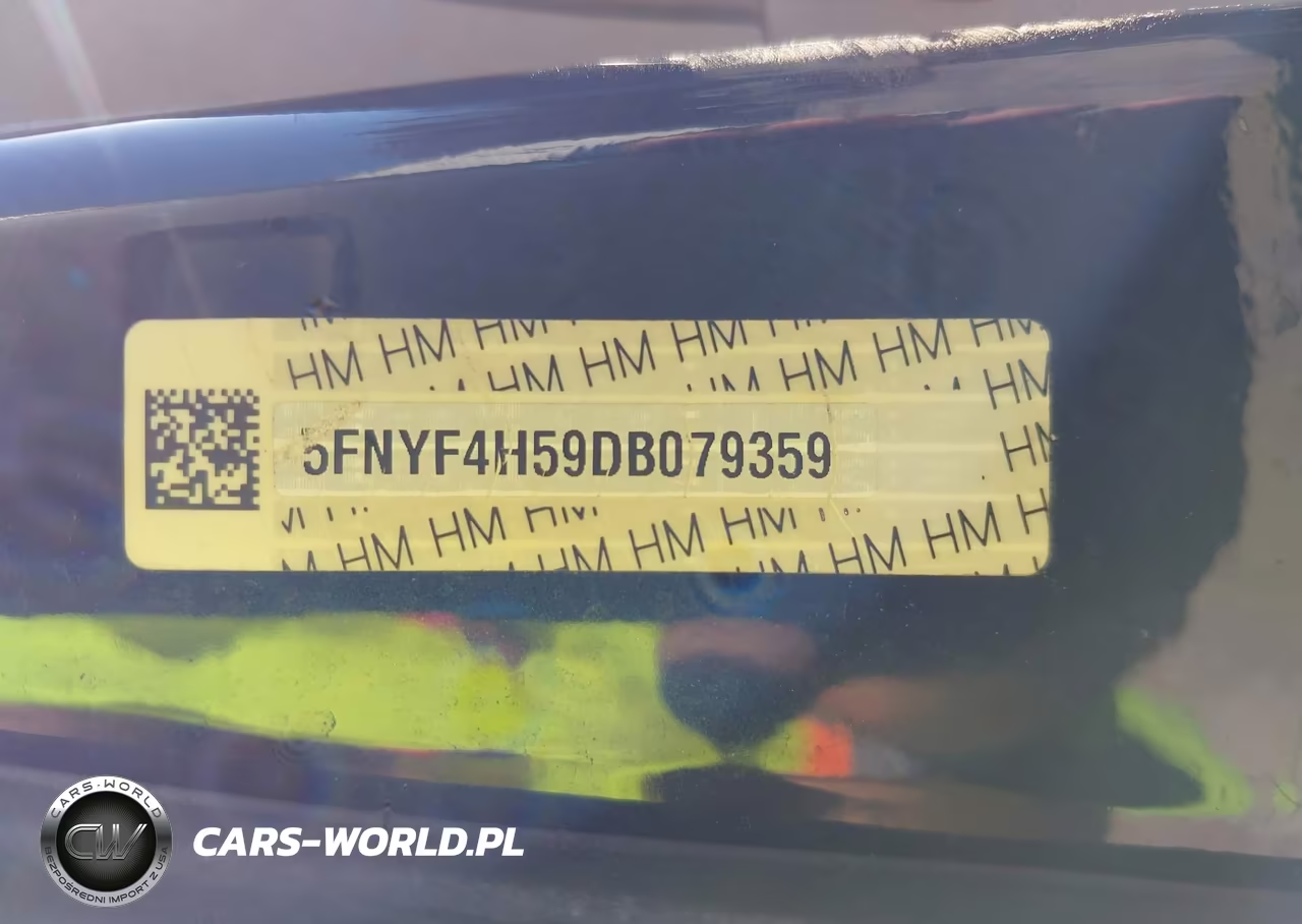 2013 Honda Pilot Ex-L VIN:5FNYF4H59DB079359 - 9