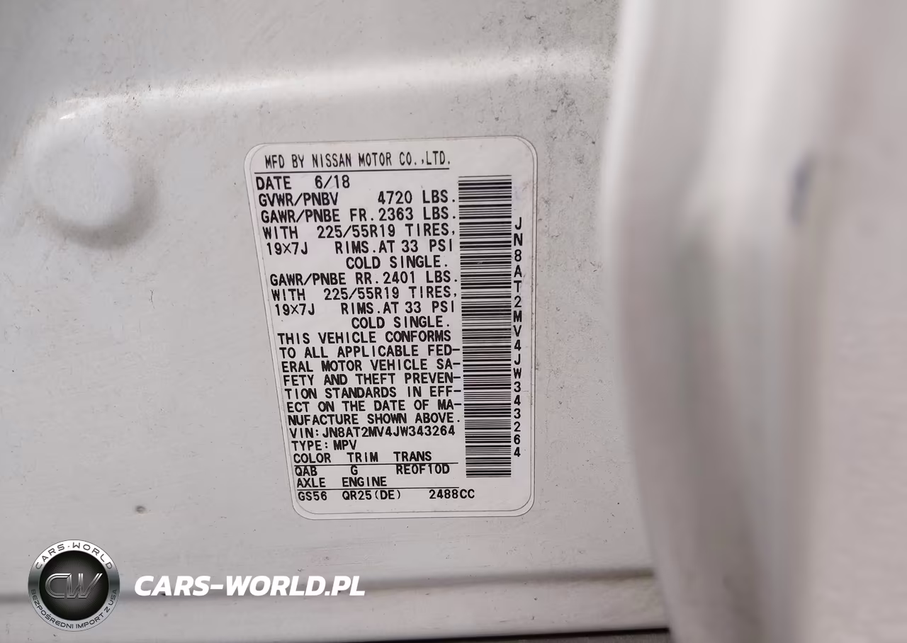 2018 Nissan Rogue Sl VIN:JN8AT2MV4JW343264 - 9