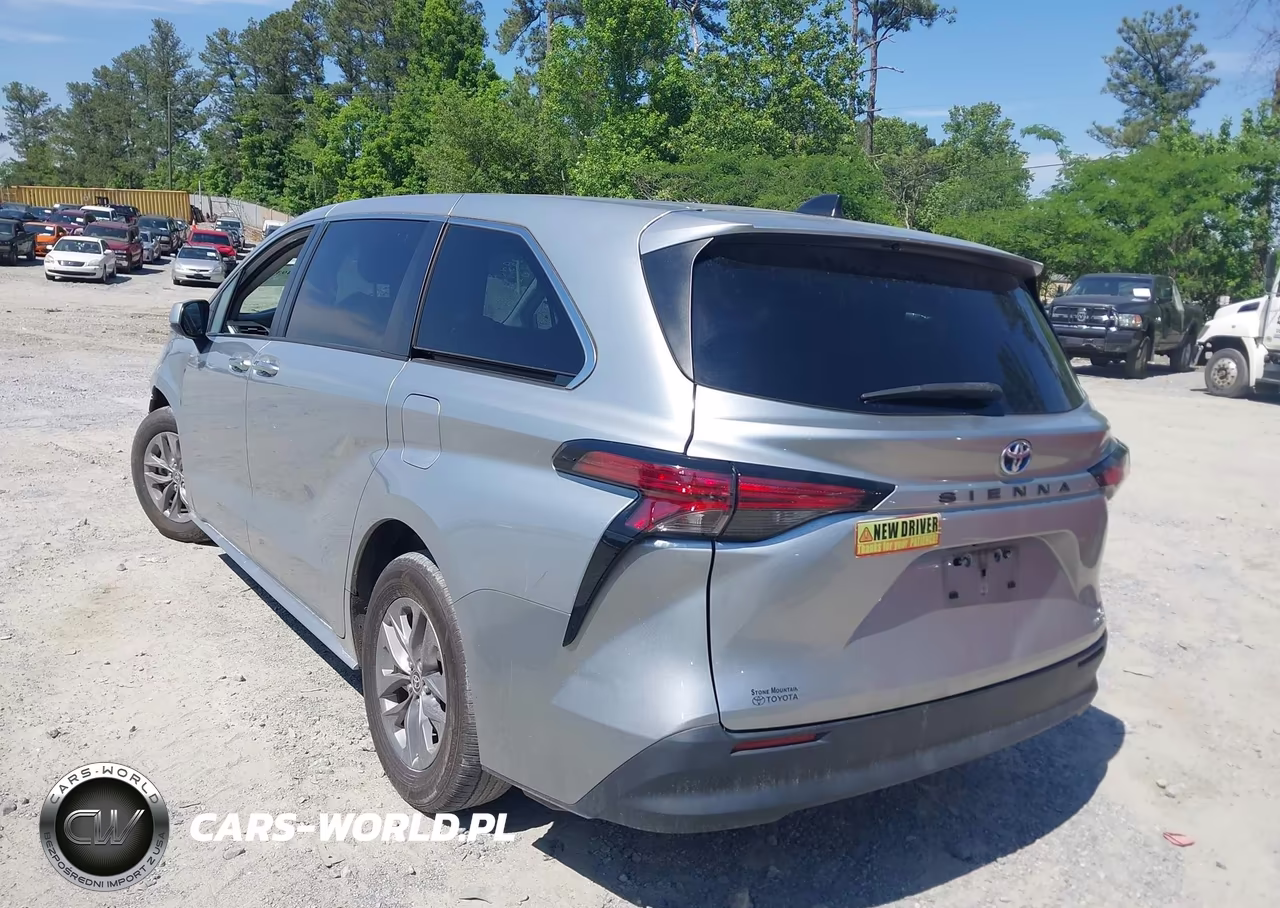2022 Toyota Sienna Le VIN:5TDKRKEC0NS102643 - 3