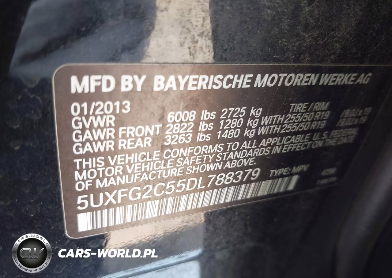 2013 BMW X6 xDrive35I VIN:5UXFG2C55DL788379 - 9