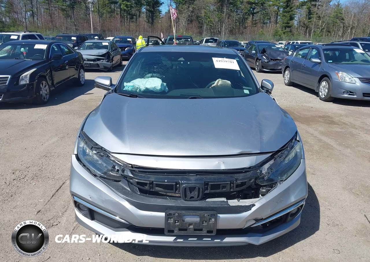 2019 Honda Civic Touring VIN:2HGFC3B98KH351477 - 12