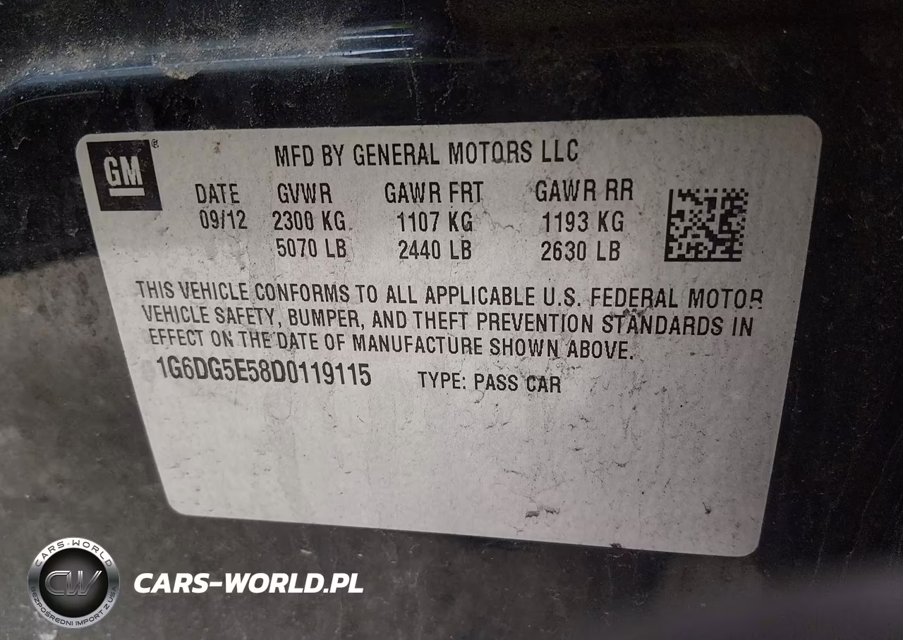 2013 Cadillac Cts Luxury VIN:1G6DG5E58D0119115 - 9