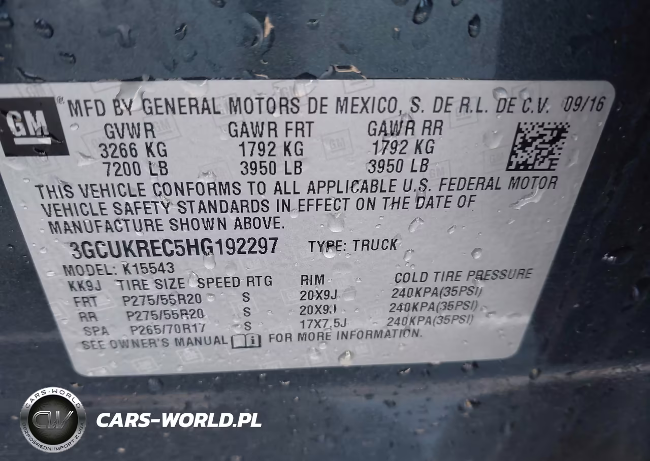 2017 Chevrolet Silverado 1500 1Lt VIN:3GCUKREC5HG192297 - 9