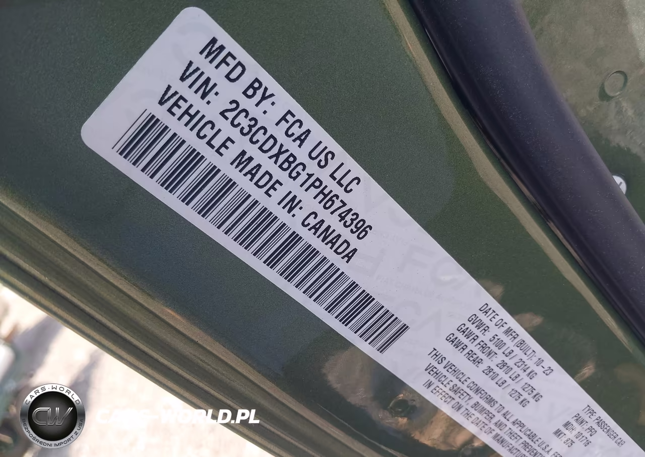 2023 Dodge Charger Sxt VIN:2C3CDXBG1PH674396 - 9