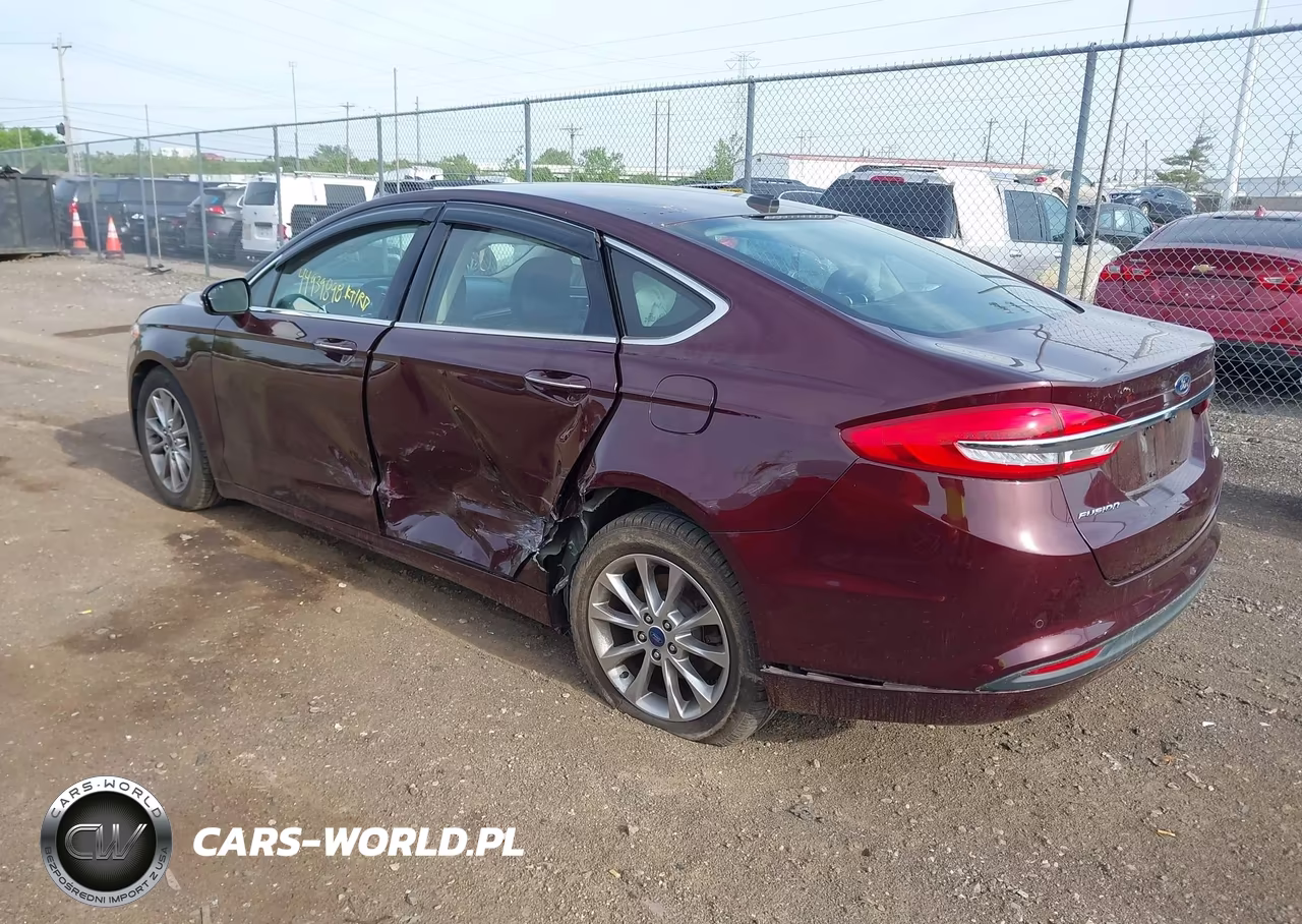 2017 Ford Fusion Se VIN:3FA6P0HD5HR378328 - 3