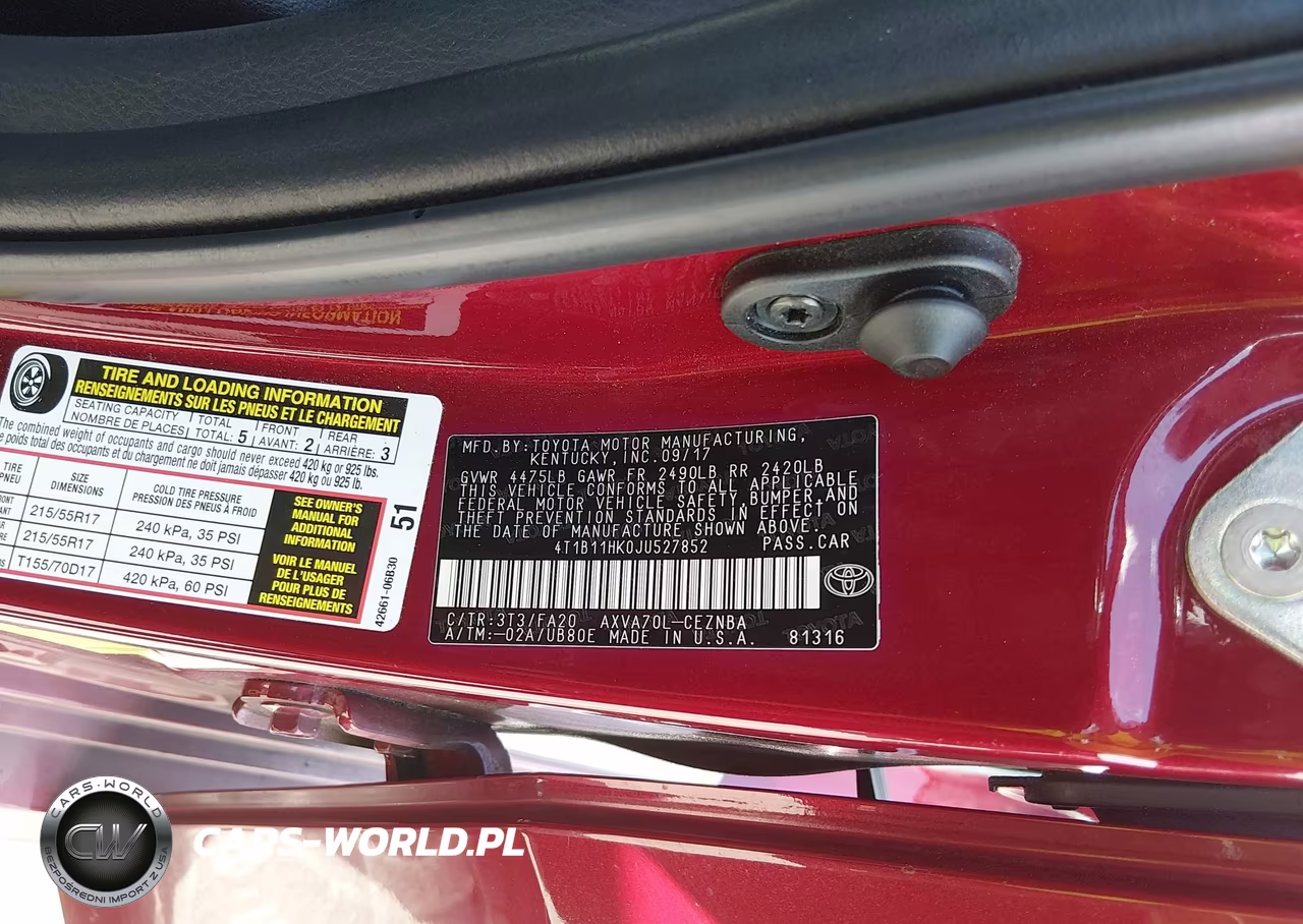 2018 Toyota Camry Le VIN:4T1B11HK0JU527852 - 9