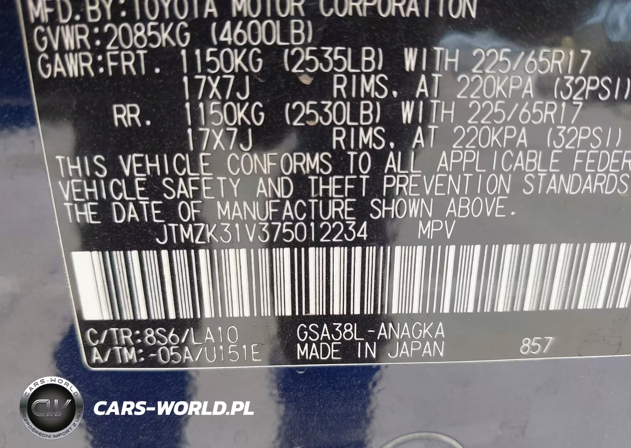 2007 Toyota Rav4 Limited V6 VIN:JTMZK31V375012234 - 9