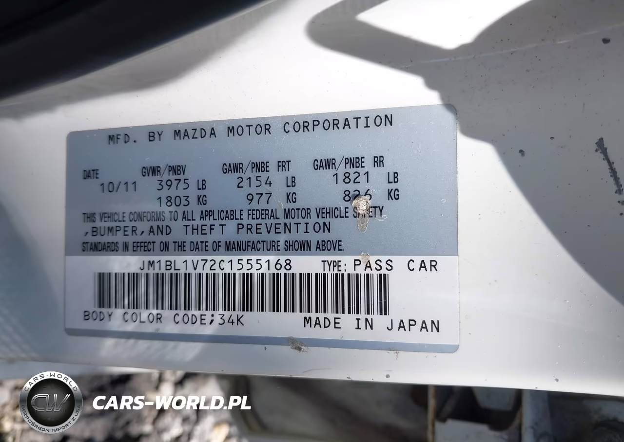 2012 Mazda Mazda3 I Touring VIN:JM1BL1V72C1555168 - 9