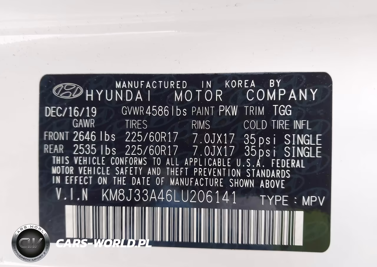 2020 Hyundai Tucson Value VIN:KM8J33A46LU206141 - 9