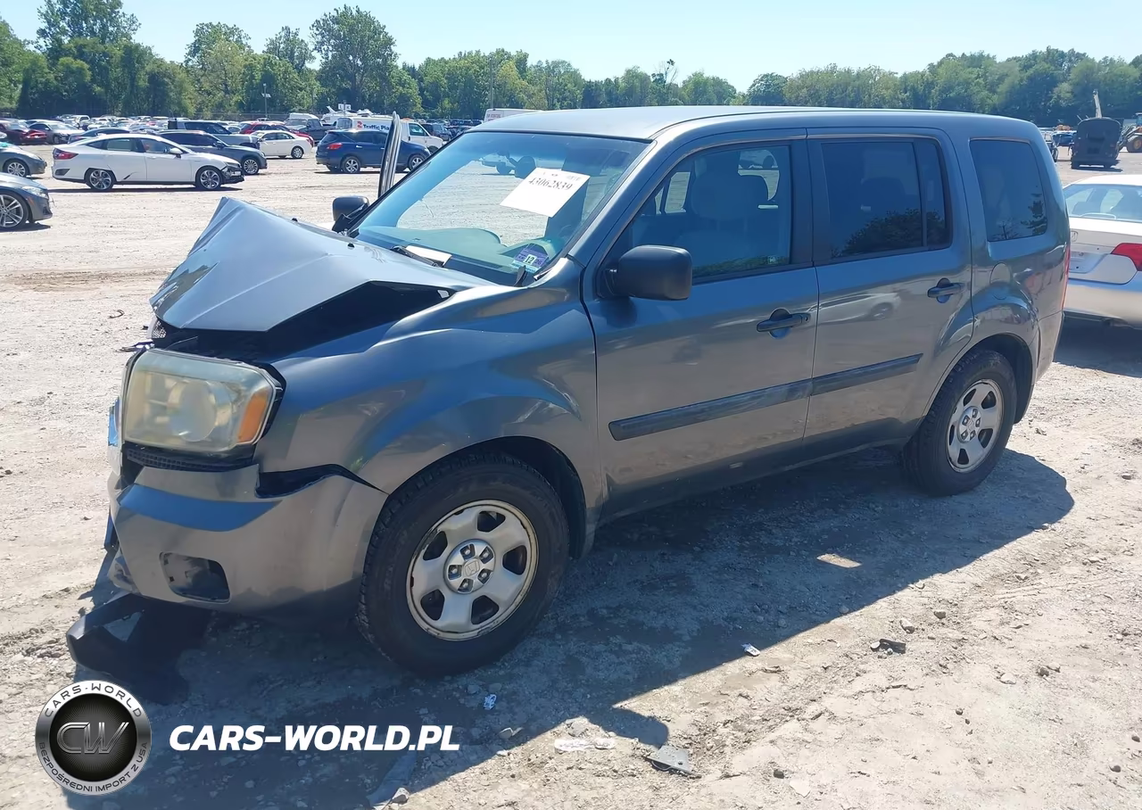 2011 Honda Pilot Lx VIN:5FNYF4H20BB039139 - 2