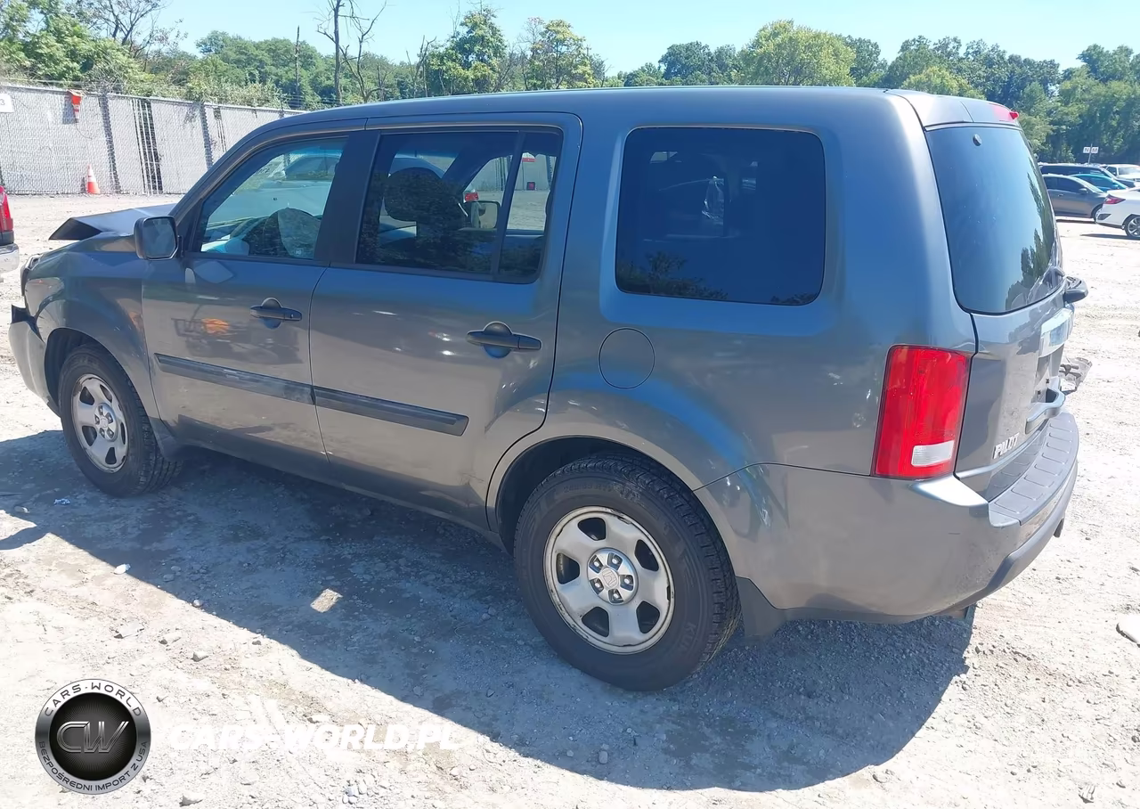 2011 Honda Pilot Lx VIN:5FNYF4H20BB039139 - 3