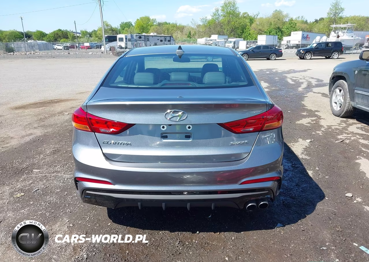 2017 Hyundai Elantra Sport VIN:KMHD04LB7HU329011 - 17