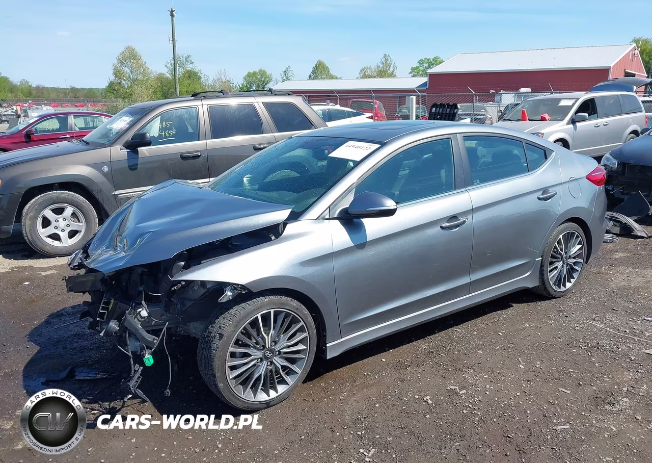 2017 Hyundai Elantra Sport VIN:KMHD04LB7HU329011 - 2