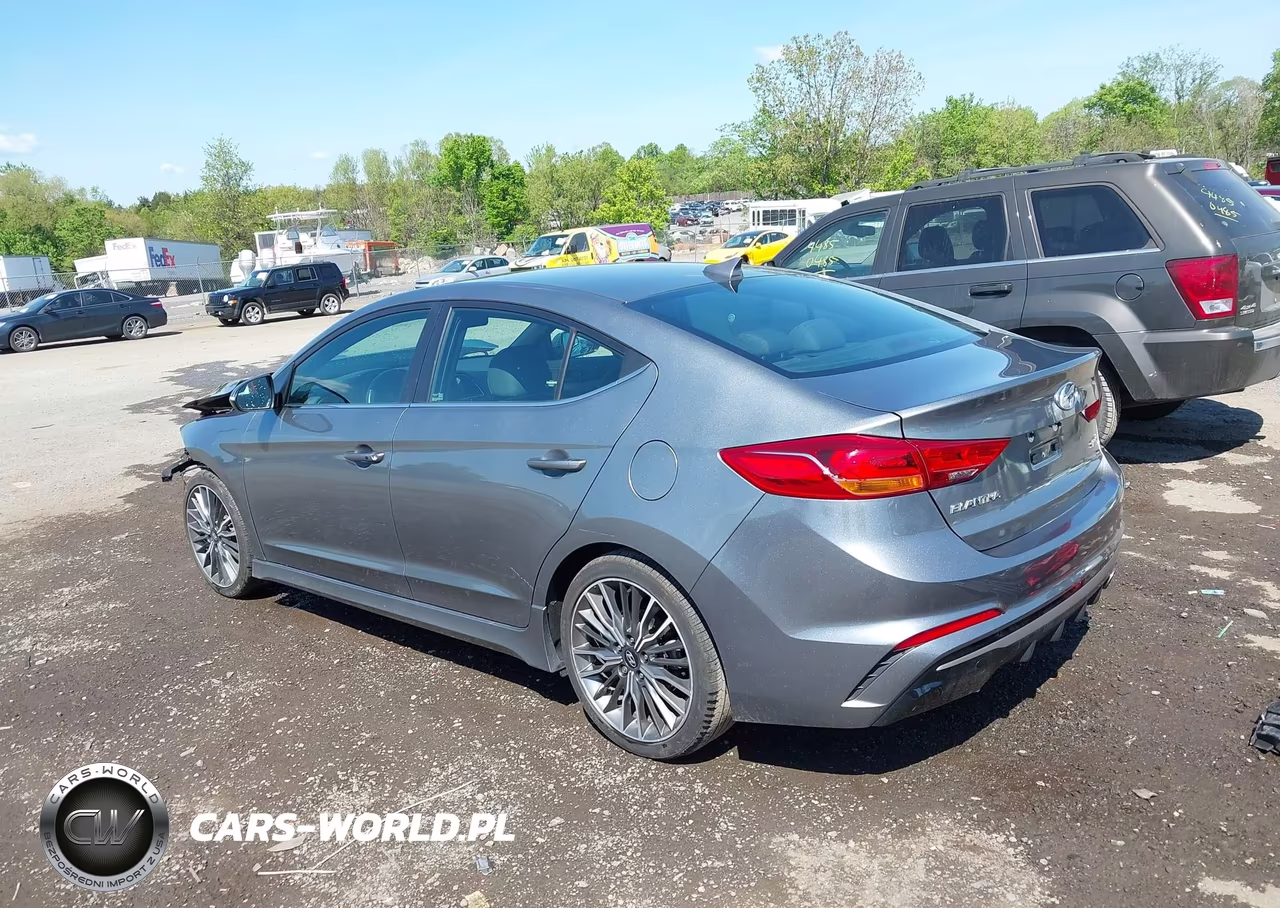 2017 Hyundai Elantra Sport VIN:KMHD04LB7HU329011 - 3