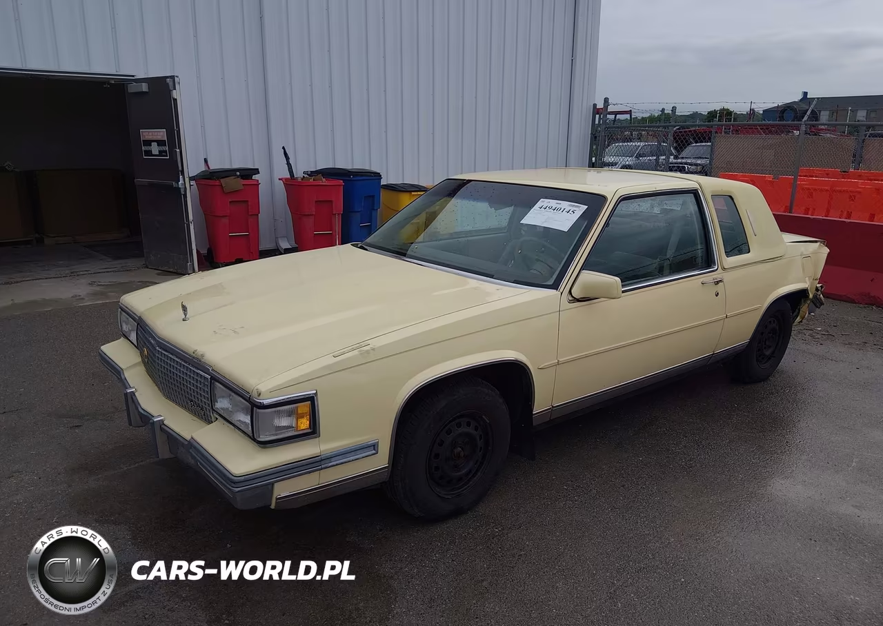 1987 Cadillac Deville VIN:1G6CD1180H4347055 - 2