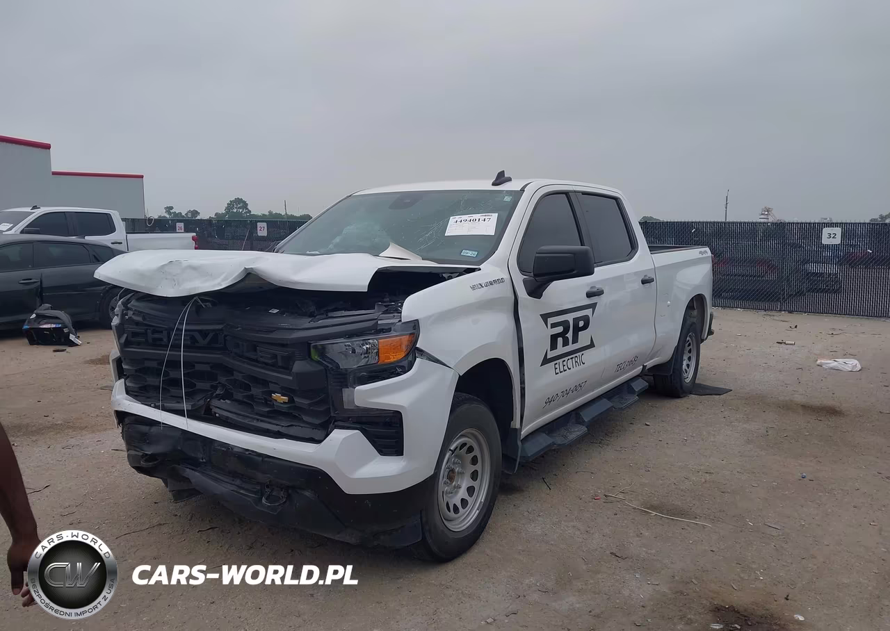 2024 Chevrolet Silverado 1500 4Wd Standard Bed Wt VIN:3GCPDAEK9RG208728 - 2