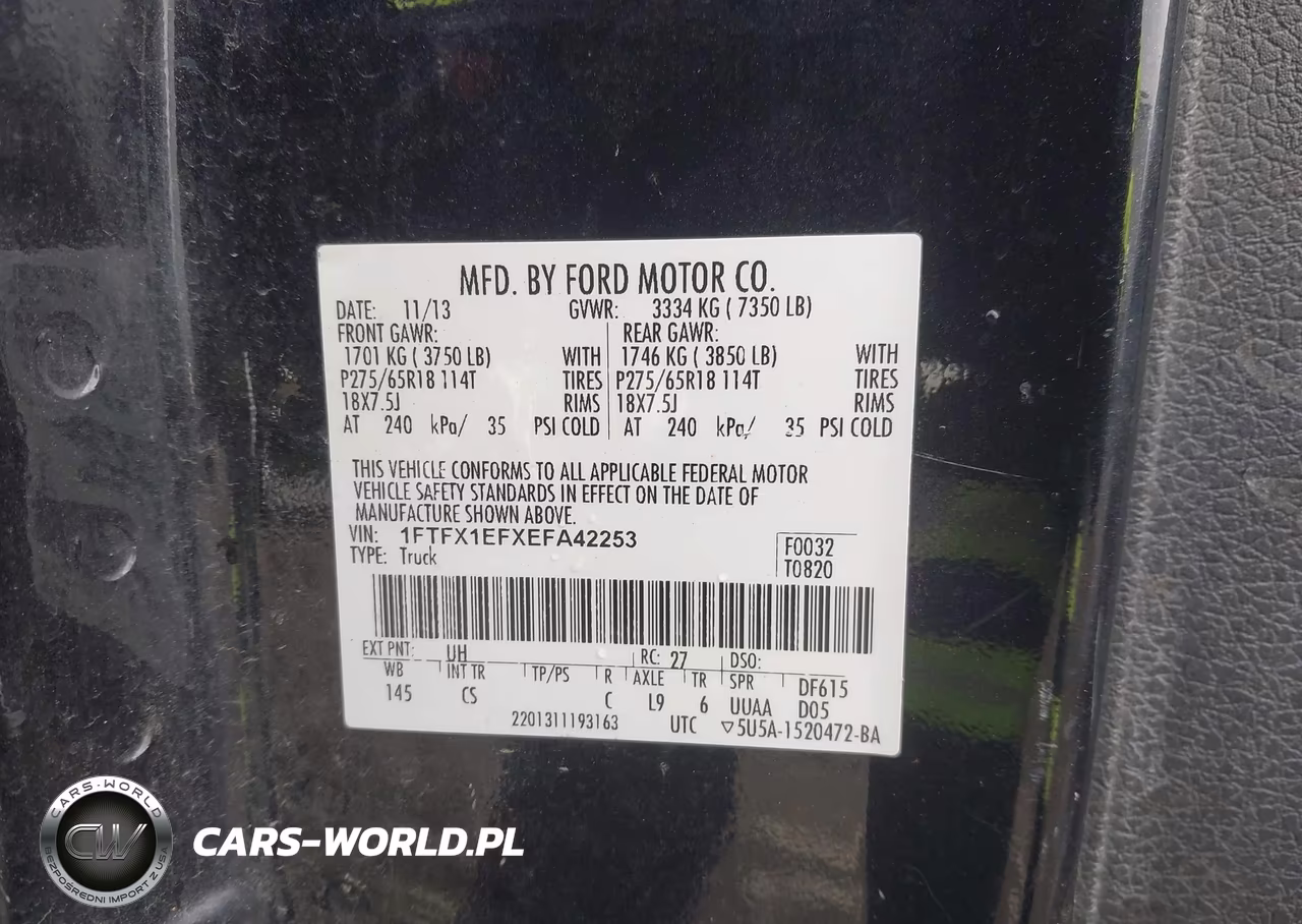 2014 Ford F150 Super Cab VIN:1FTFX1EFXEFA42253 - 9