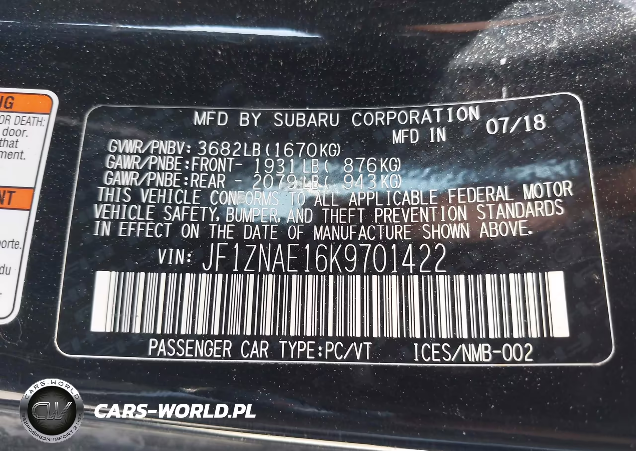 2019 Toyota 86 Trd Se VIN:JF1ZNAE16K9701422 - 9