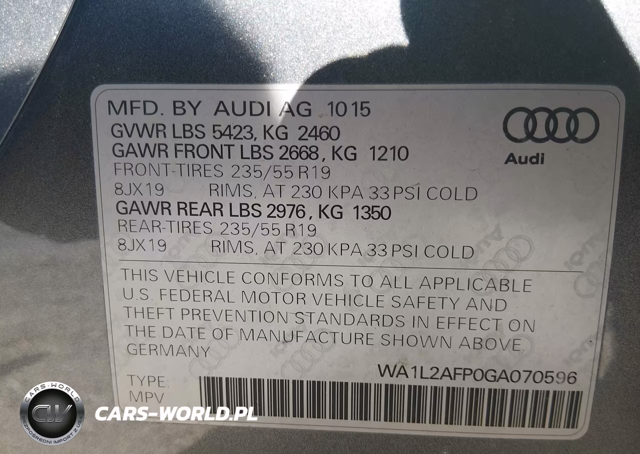 2016 Audi Q5 2.0T Premium VIN:WA1L2AFP0GA070596 - 9