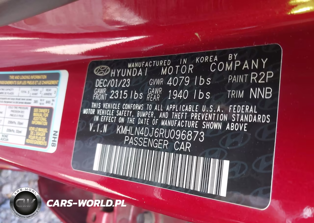 2024 Hyundai Elantra Hybrid Limited VIN:KMHLN4DJ6RU096873 - 9