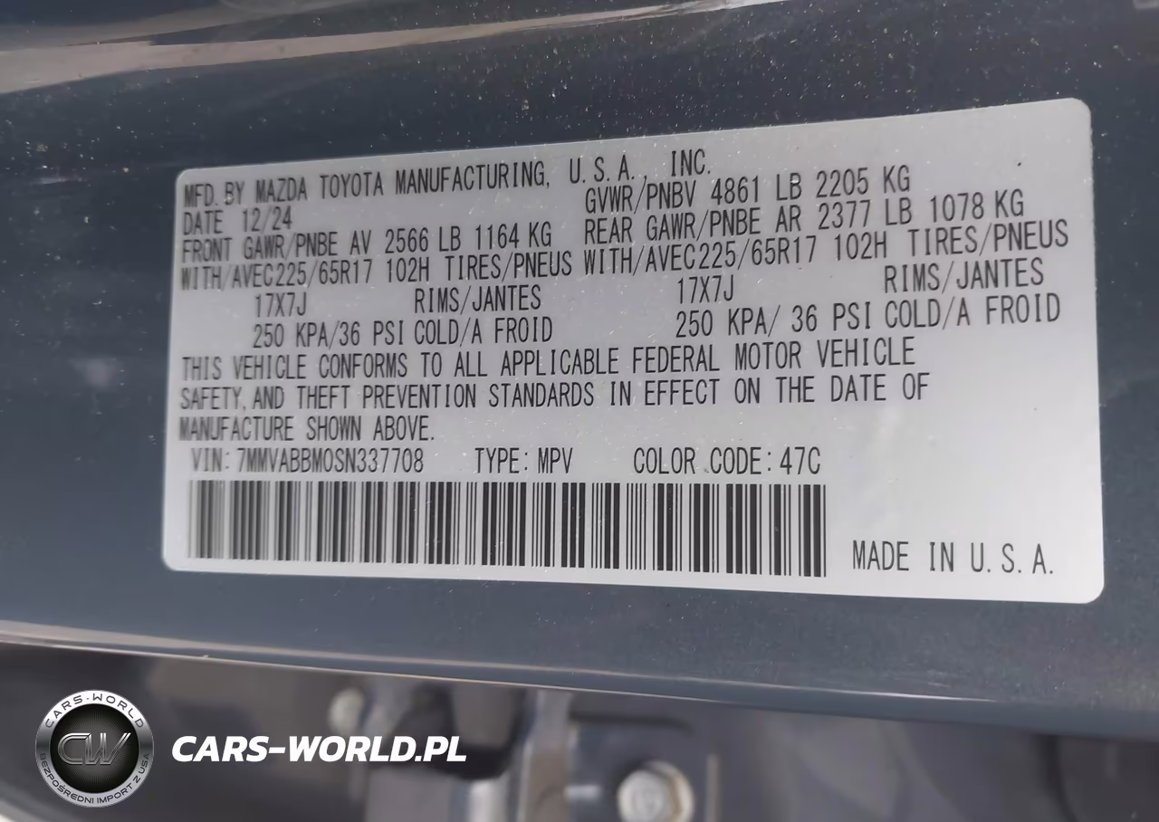 2025 Mazda Cx-50 2.5 S Preferred Package VIN:7MMVABBM0SN337708 - 9