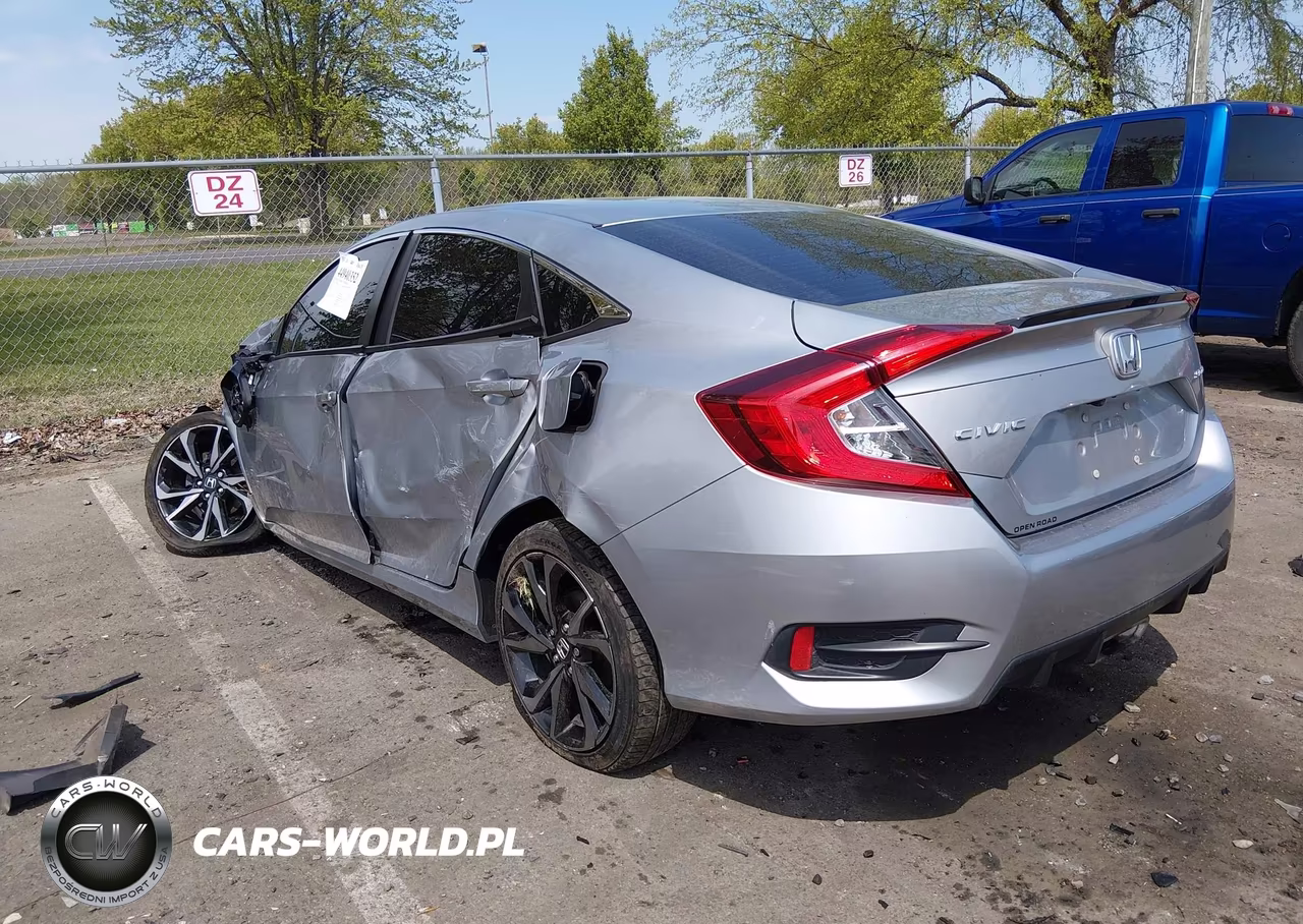 2020 Honda Civic Sport VIN:2HGFC2F88LH544287 - 3