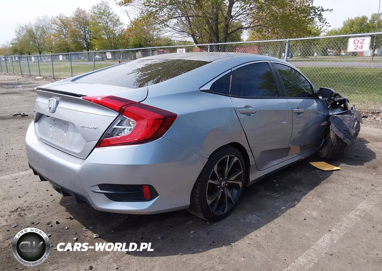 2020 Honda Civic Sport VIN:2HGFC2F88LH544287 - 4