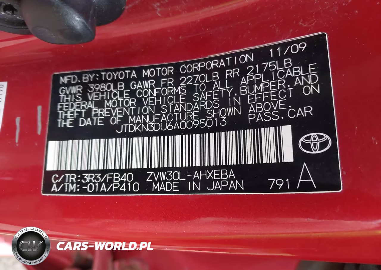 2010 Toyota Prius Ii VIN:JTDKN3DU6A0095013 - 9
