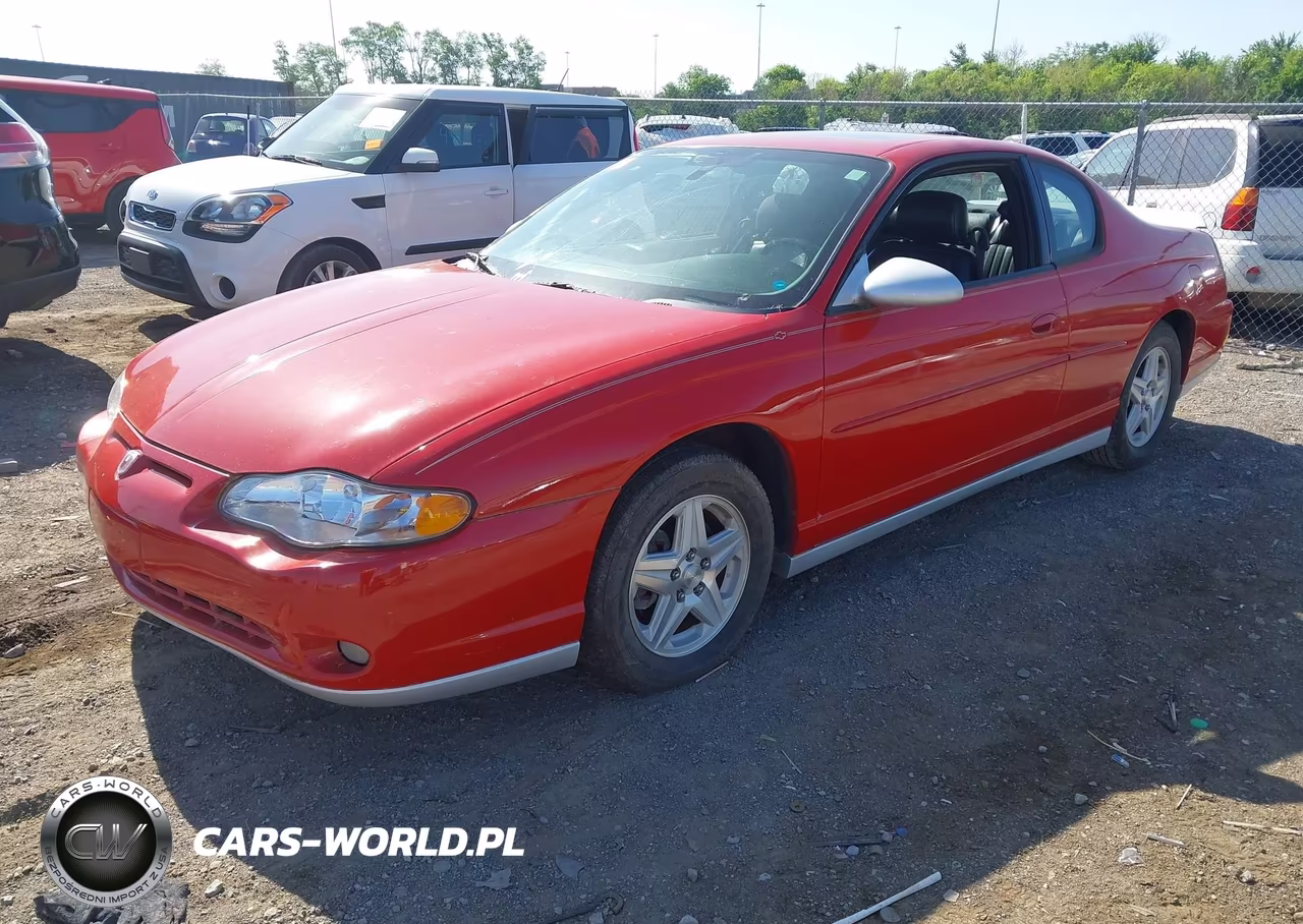 2004 Chevrolet Monte Carlo Ss VIN:2G1WX12K249272046 - 2