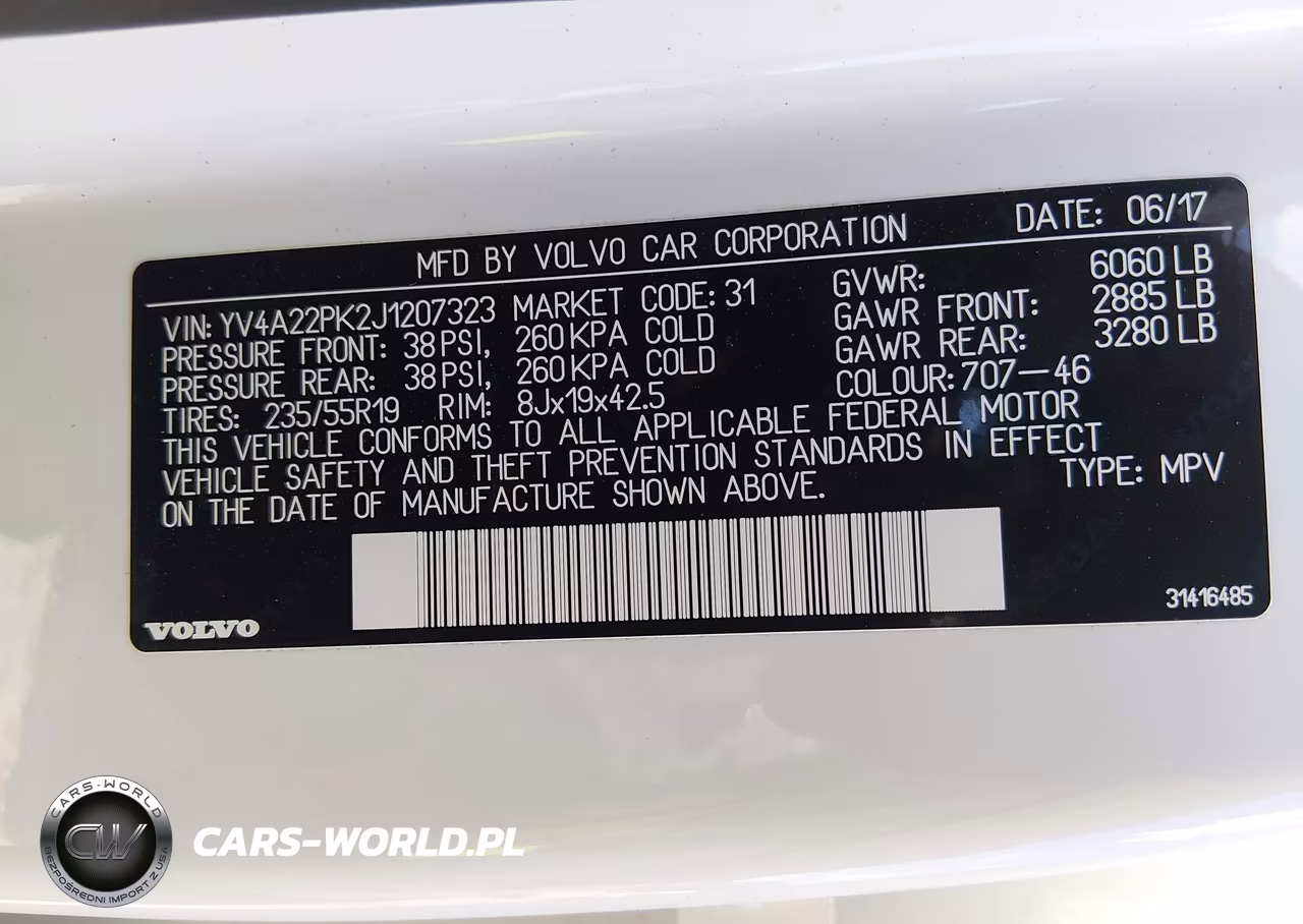 2018 Volvo Xc90 T6 Momentum VIN:YV4A22PK2J1207323 - 9