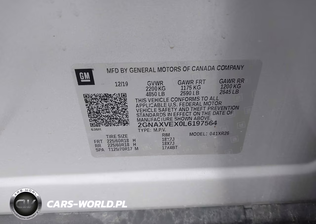 2020 Chevrolet Equinox Awd Lt 2.0L Turbo VIN:2GNAXVEX0L6197564 - 9