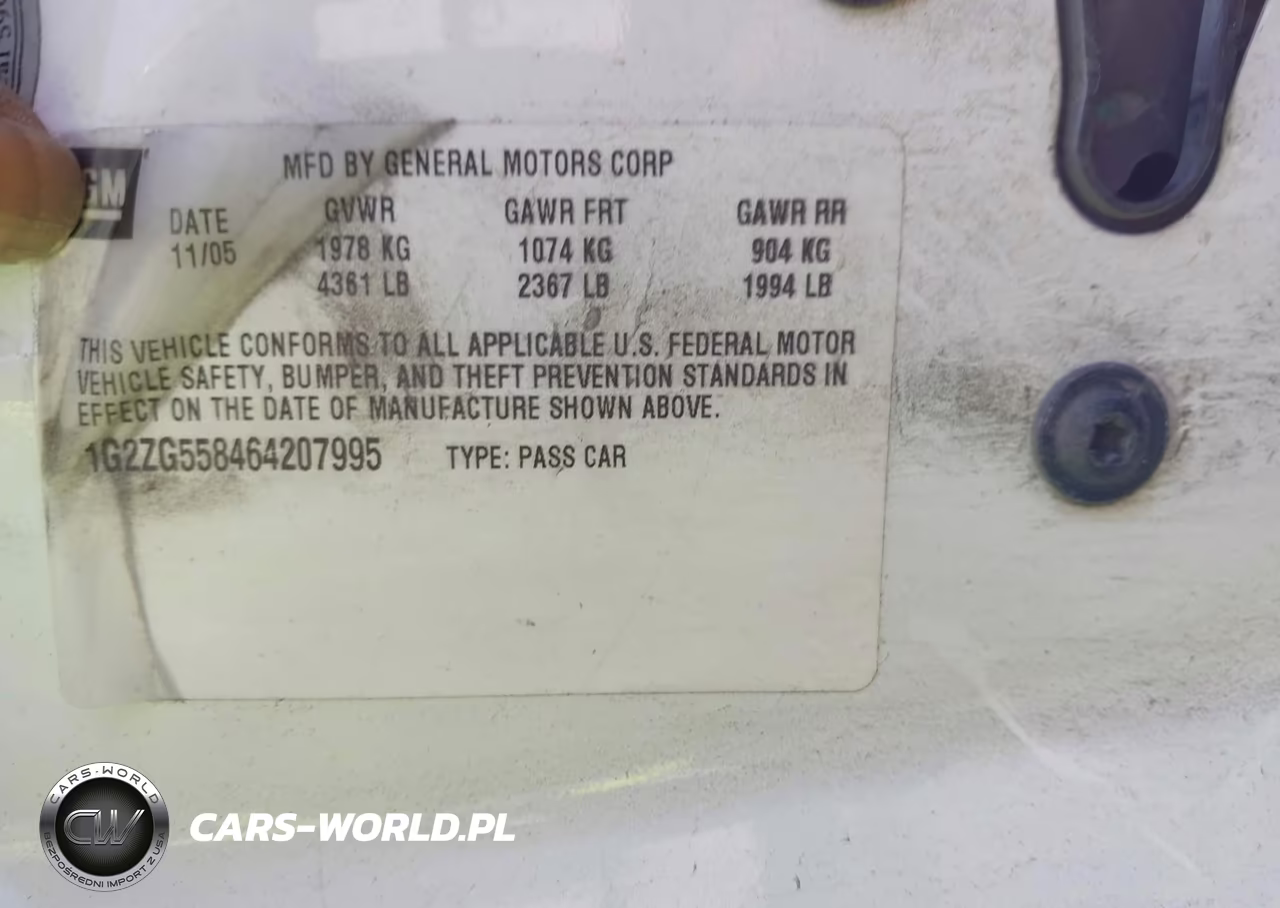 2006 Pontiac G6 VIN:1G2ZG558464207995 - 9