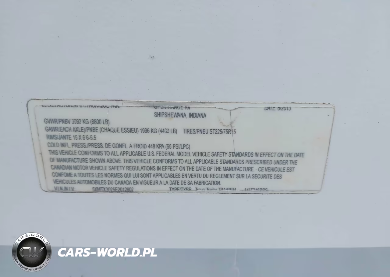 2014 Open Range Other VIN:5XMTX3025E2012902 - 9
