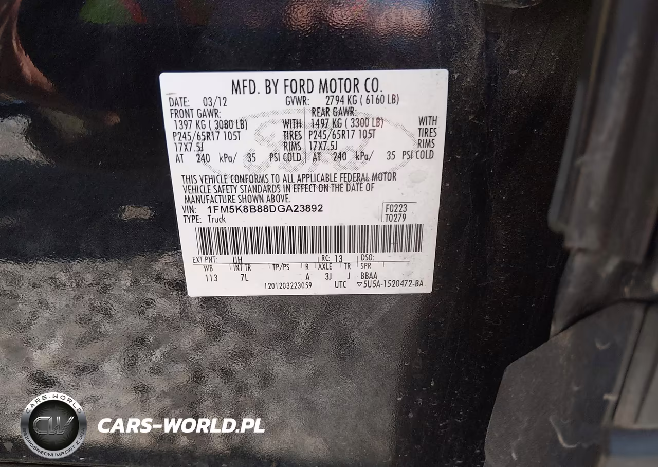 2013 Ford Explorer VIN:1FM5K8B88DGA23892 - 9