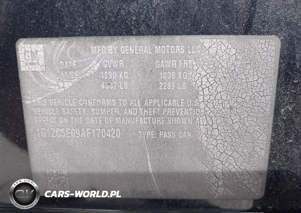 2010 Chevrolet Malibu Lt VIN:1G1ZC5E09AF170420 - 9