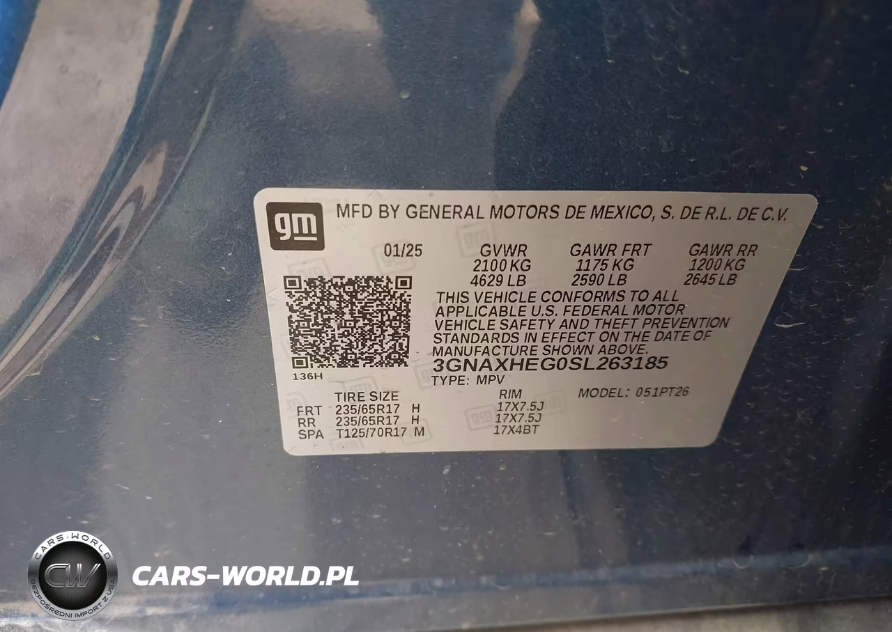 2025 Chevrolet Equinox Fwd Lt VIN:3GNAXHEG0SL263185 - 9