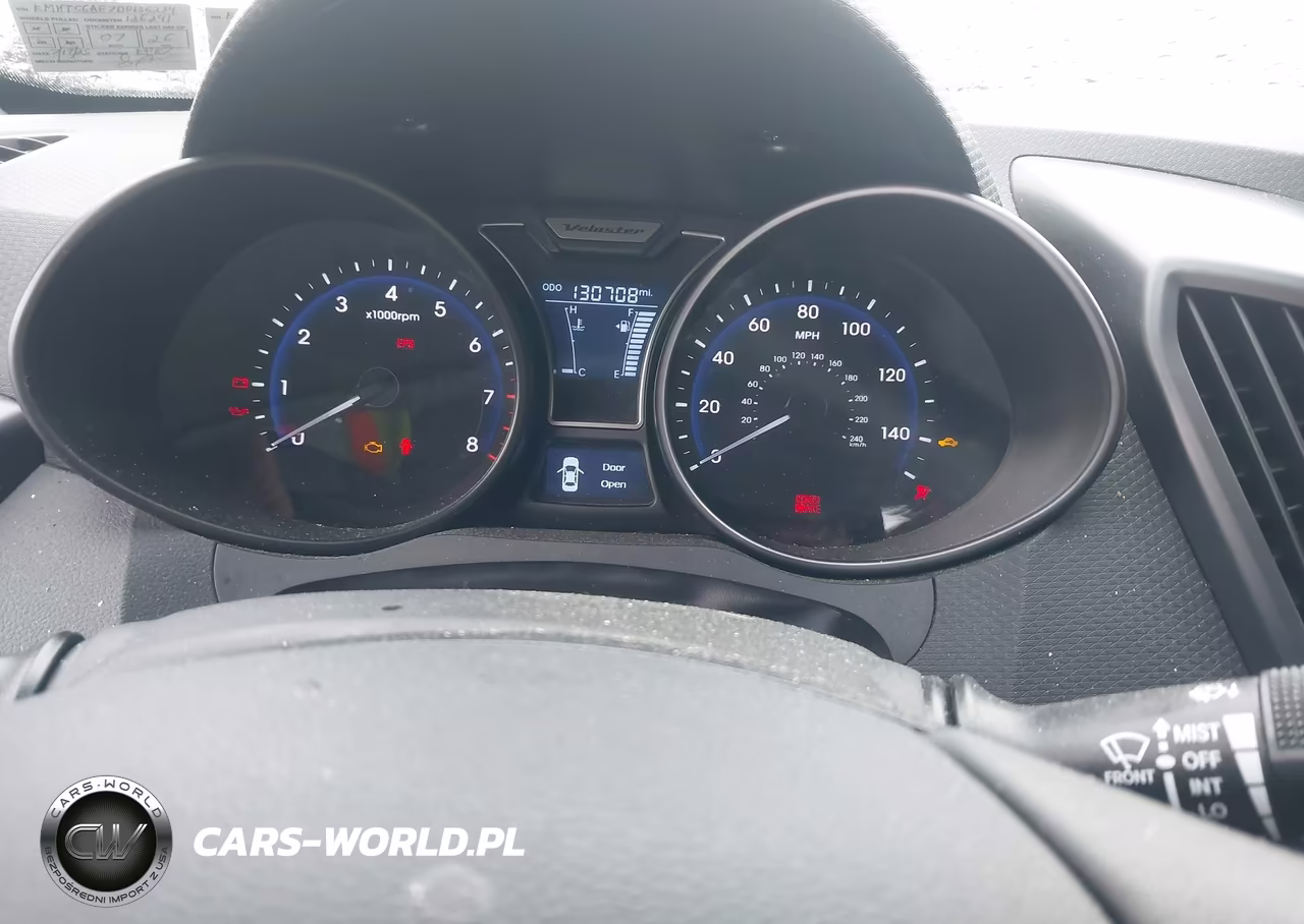 2013 Hyundai Veloster Turbo W-Blue VIN:KMHTC6AE7DU136234 - 7