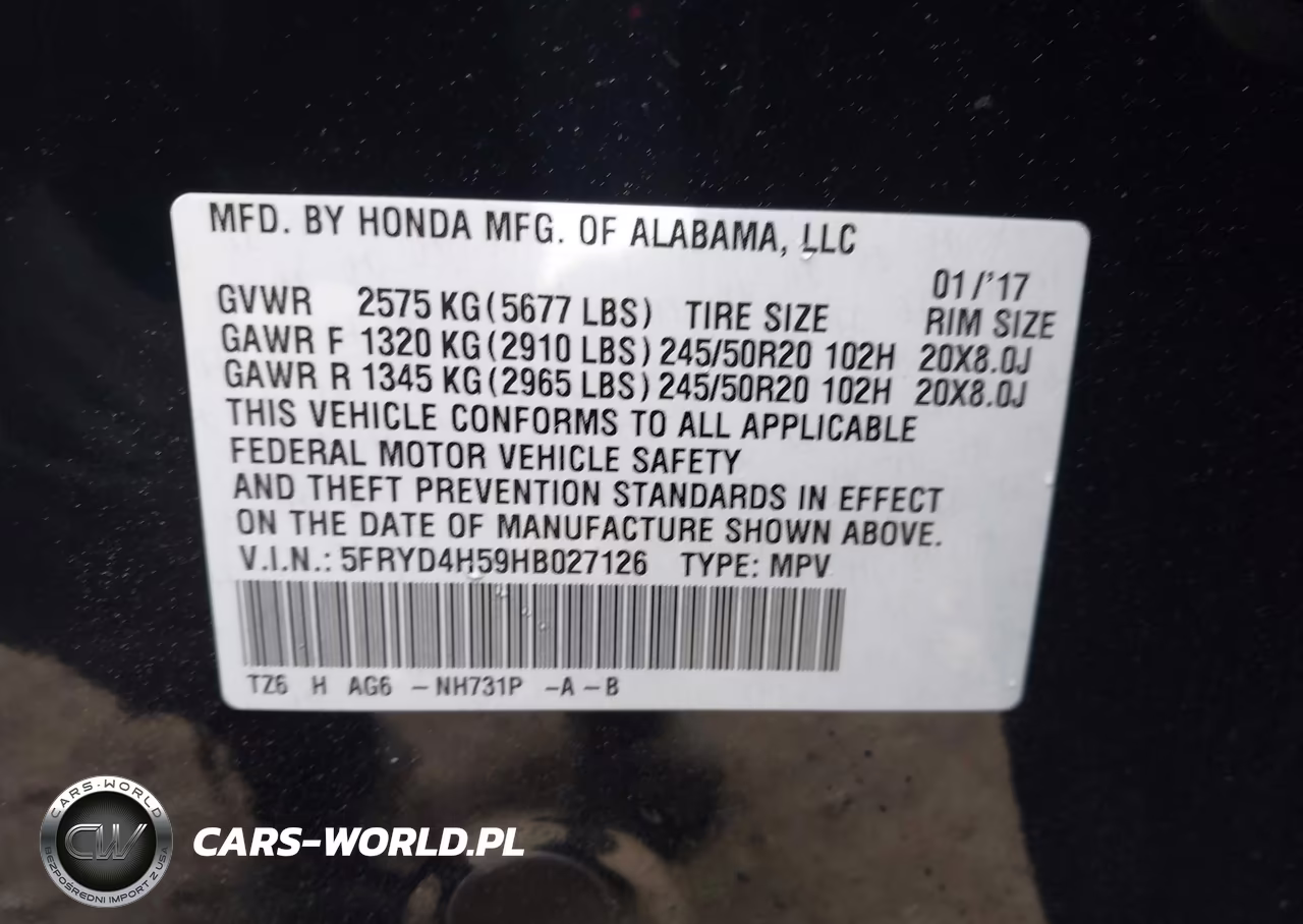 2017 Acura Mdx Technology Package VIN:5FRYD4H59HB027126 - 9