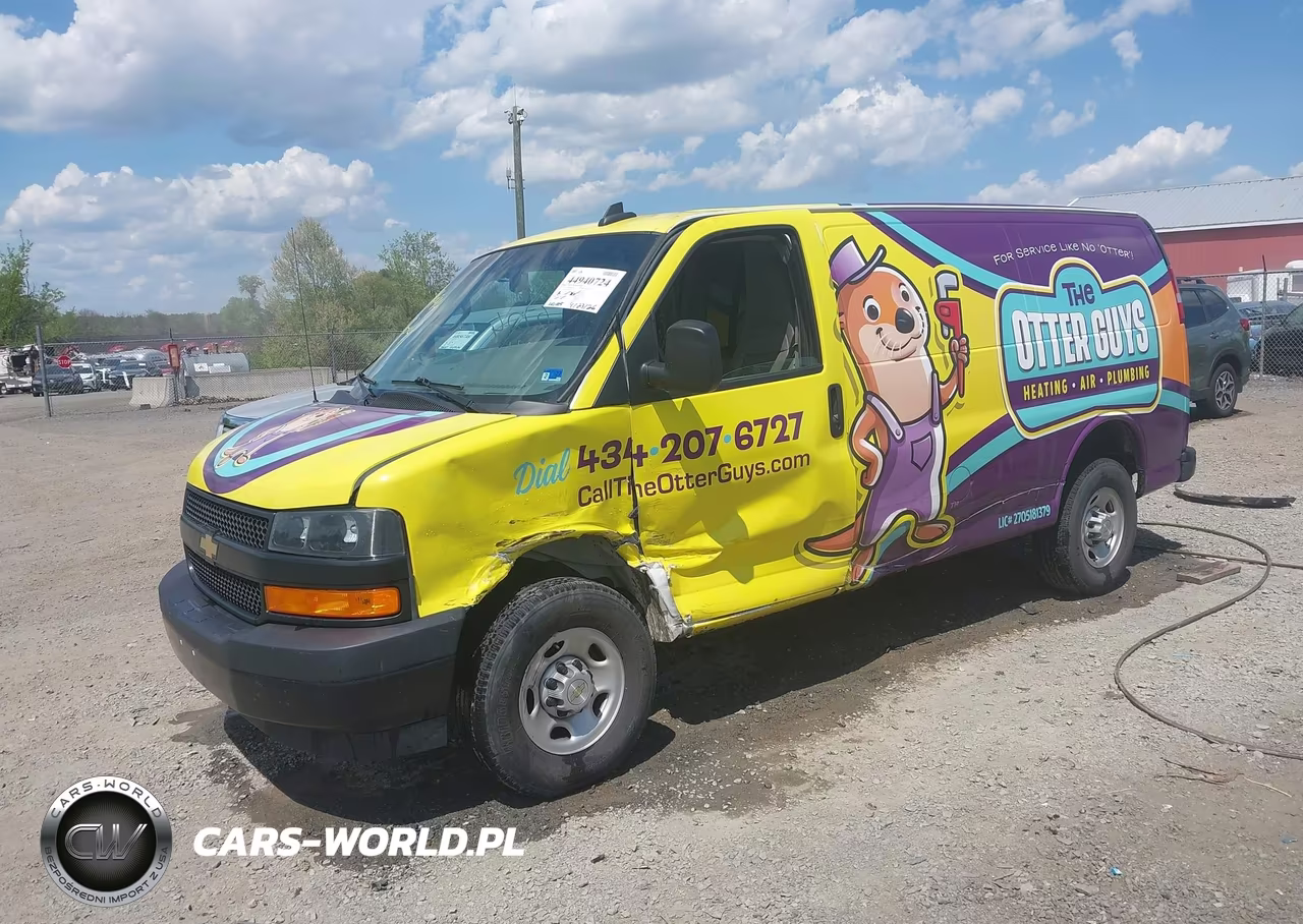 2023 Chevrolet Express Cargo Rwd 2500 Regular Wheelbase Wt VIN:1GCWGAFP2P1247590 - 2
